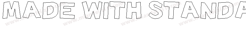 Made with Standard字体转换